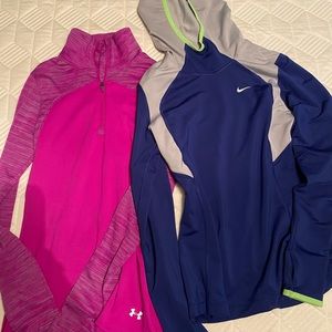 Bundle of hoodies- Nike and Under armor